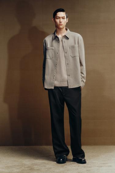 TEXTURED RELAXED FIT SWEATER - Ecru by Zara