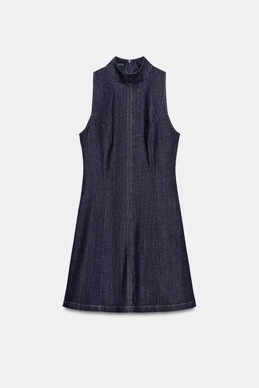 MINI DENIM DRESS - Indigo by Zara