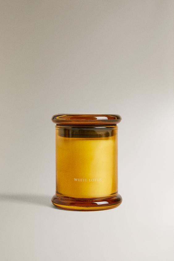 (150 G) VELA AROMÁTICA WHITE LOTUS - Vermelho-forte da Zara - Imagem 0