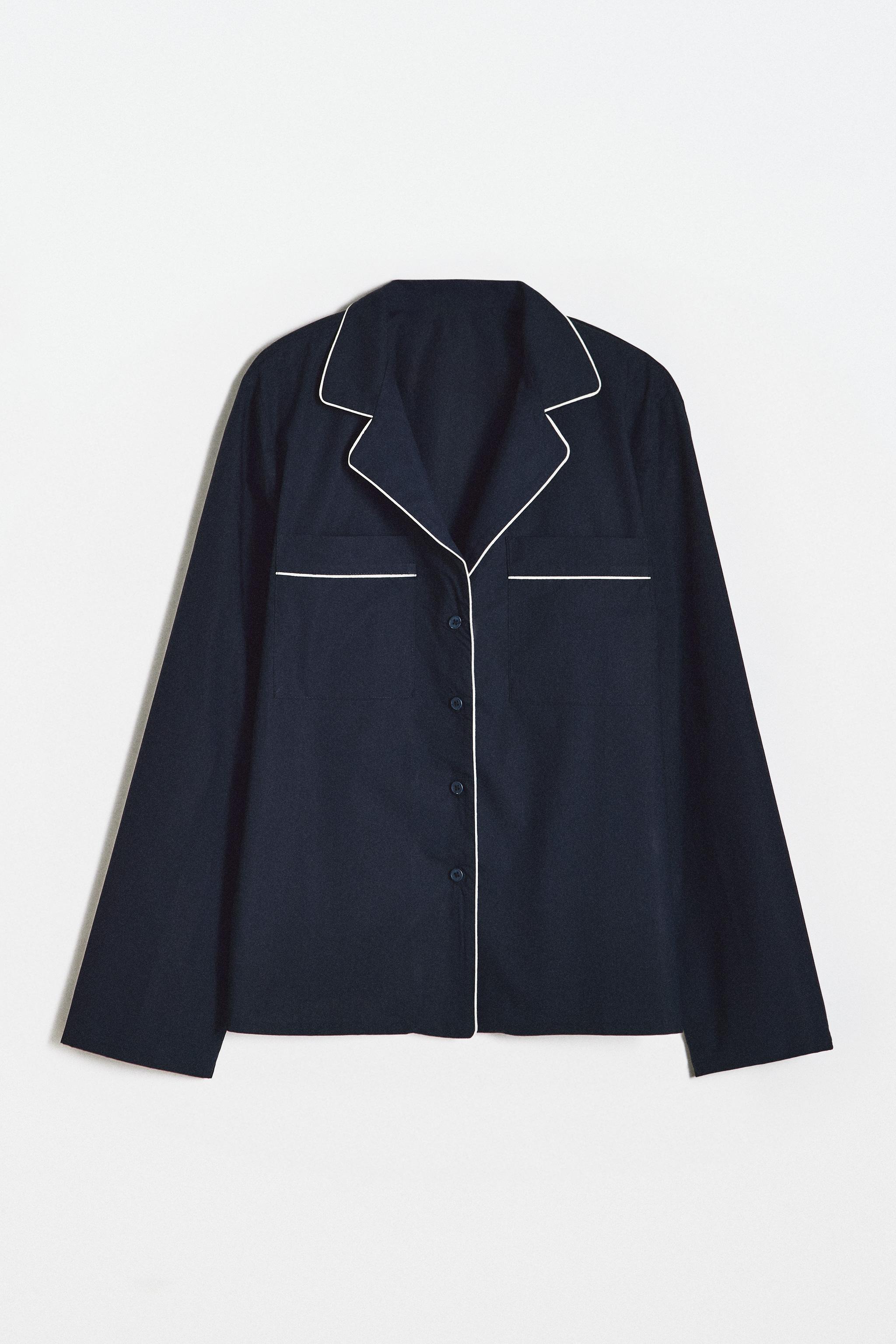 PIPING COTTON SHIRT