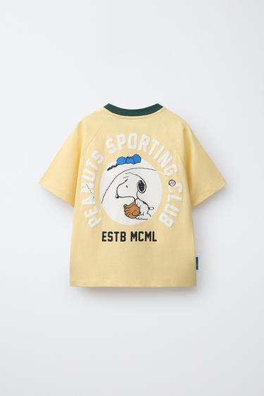SNOOPY PEANUTS™ T-SHIRT - Yellow by Zara - Image 1