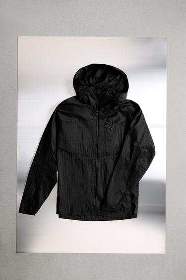 BLUSÃO CORTA-VENTO - Preto da Zara