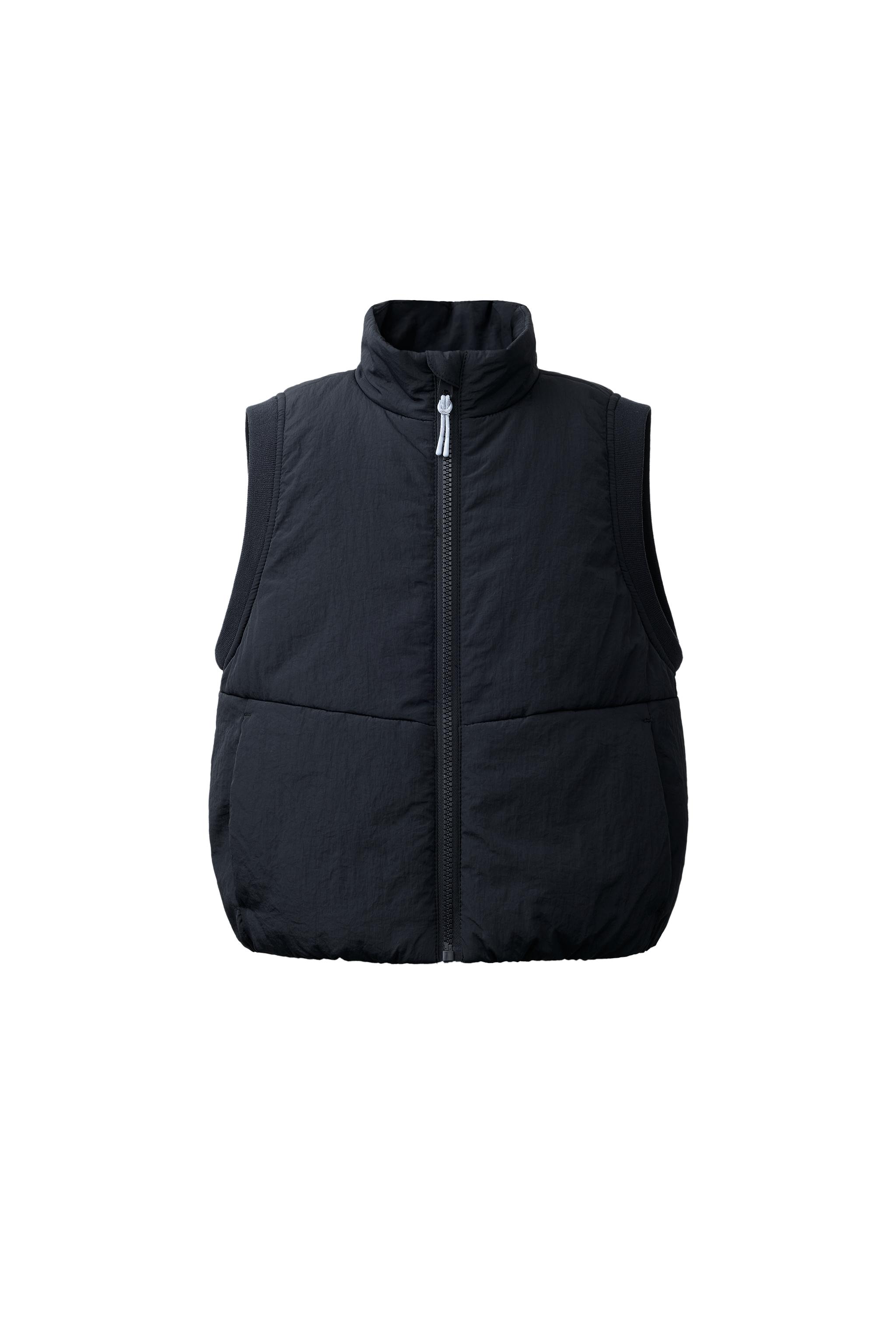 キルティングベスト - ネイビーブルー | ZARA Japan / 日本 キルティングベスト - ネイビーブルー | ZARA Japan / 日本
