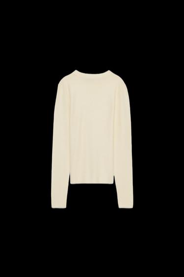 EXTRA FINE KNIT TOP - Butter by Zara