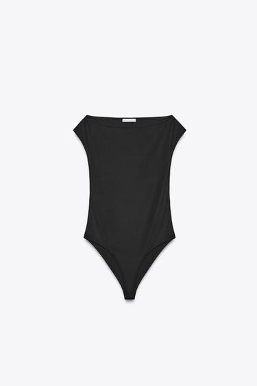 BODY POLIAMIDA - Negro de Zara