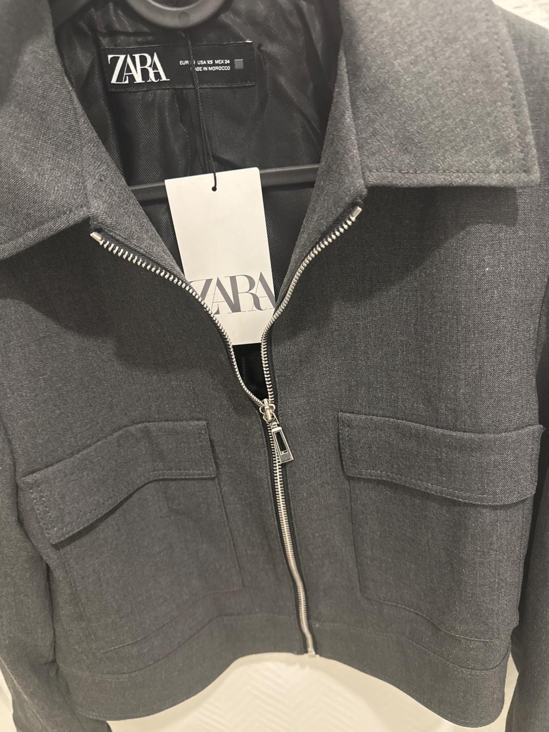 ZIP-UP JACKET WITH SHOULDER PADS - Image 3