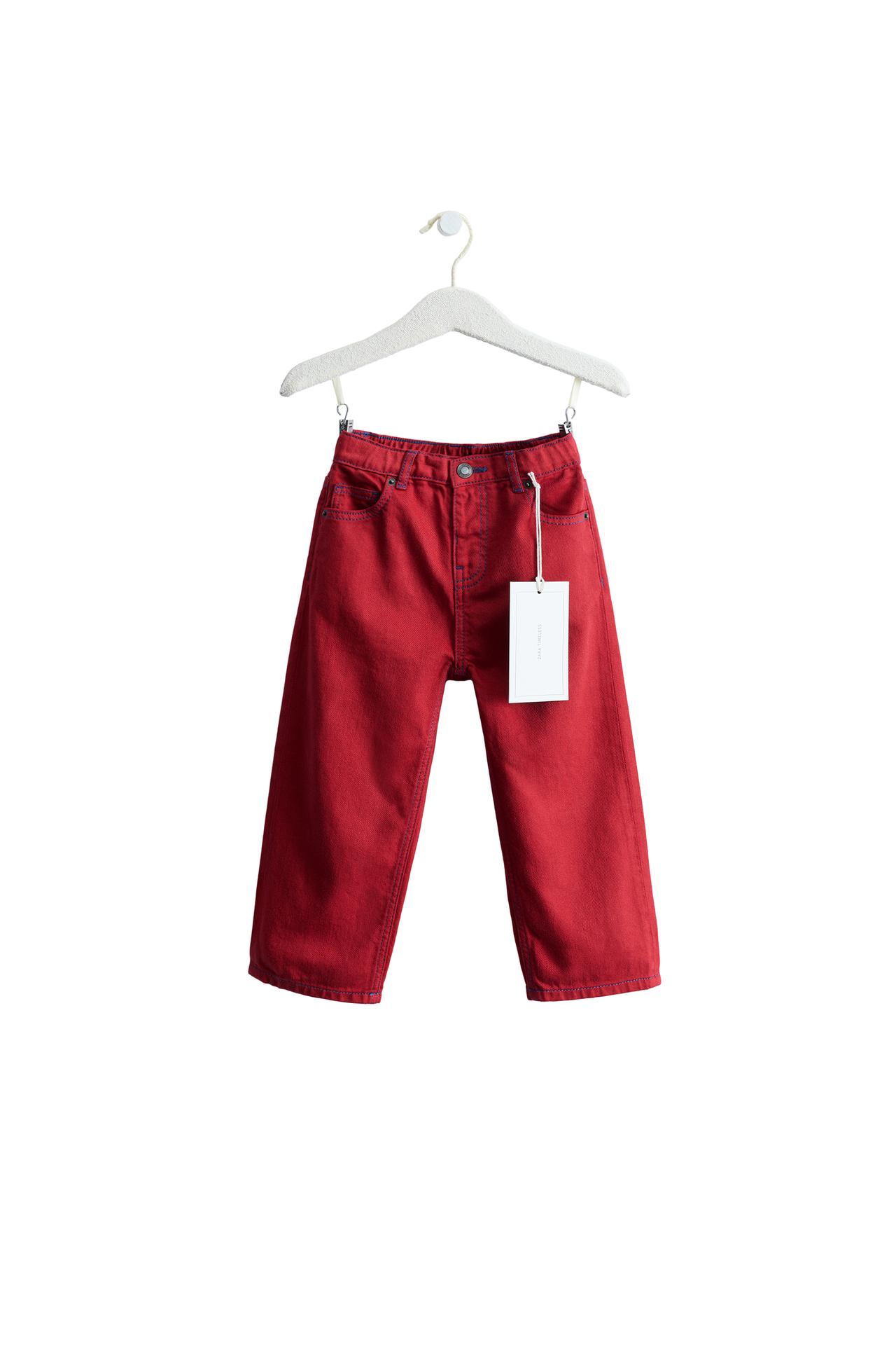 ZARA TIMELESS — БРЮКИ ИЗ ТВИЛА С КОНТРАСТНОЙ ОТСТРОЧКОЙ