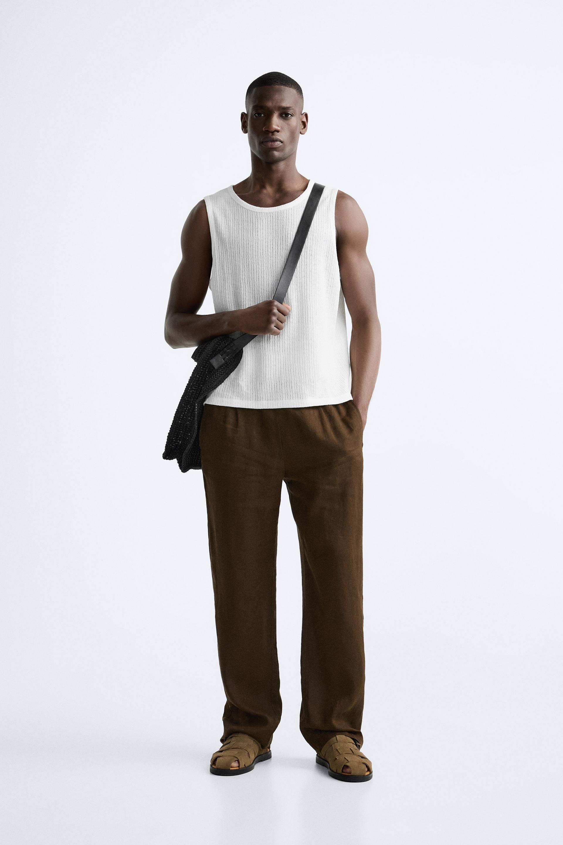 TEXTURED TANK TOP - White | ZARA United States