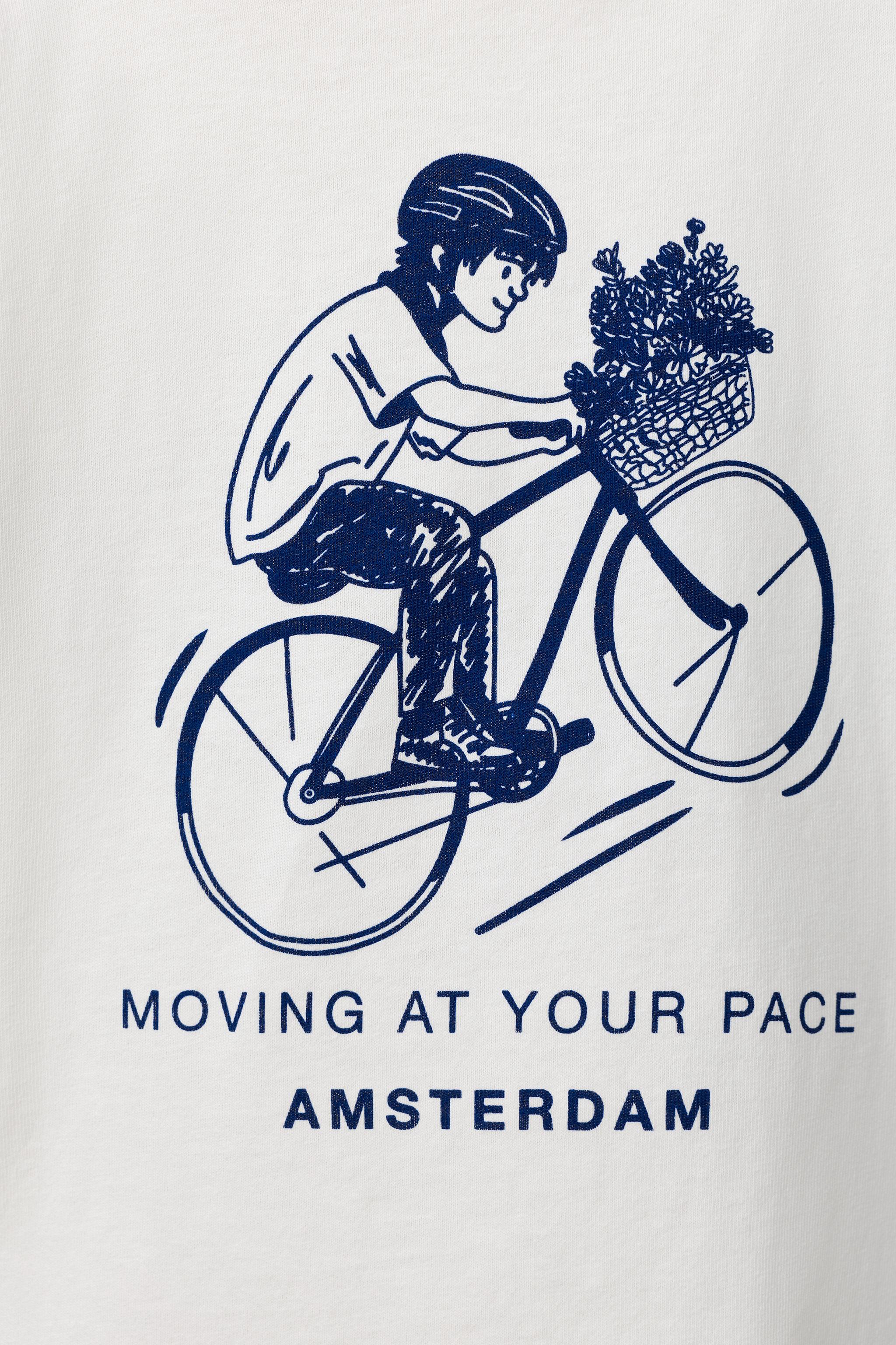 CYCLING PRINTED T-SHIRT