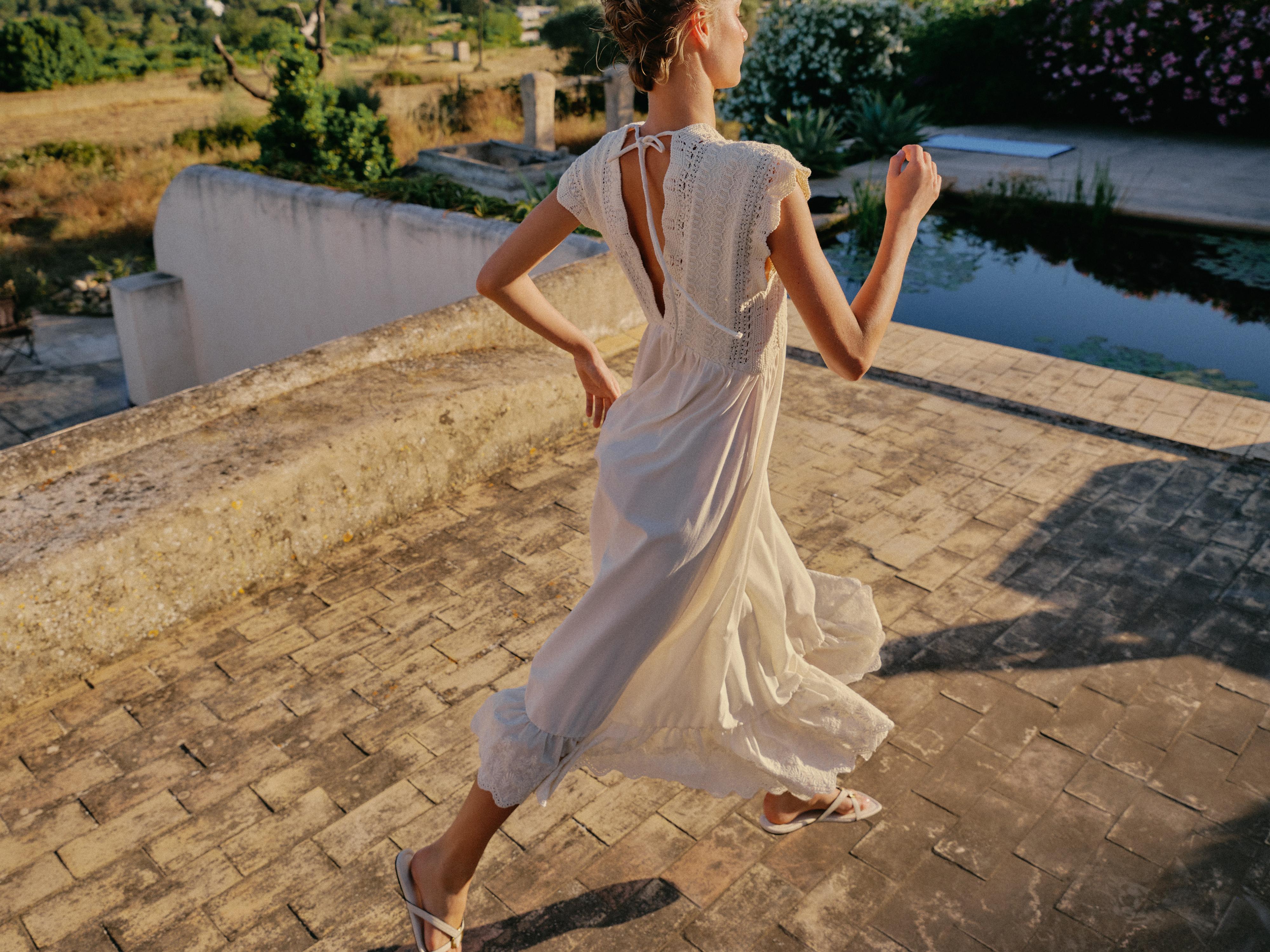 COMBINATION KNIT DRESS