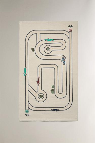 TAPIS ENFANT PISTE DE COURSE - Beige clair de Zara - Image 0