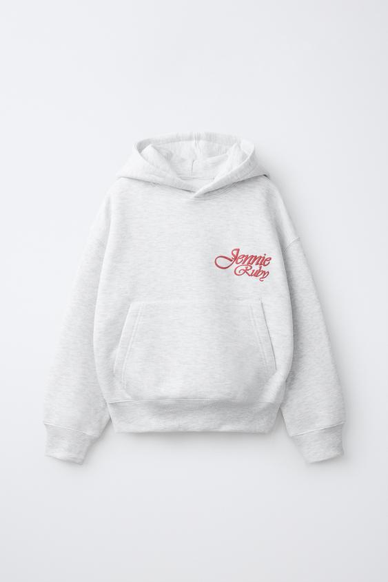 JENNIE RUBY® HOODIE - Grey marl by Zara - Image 0