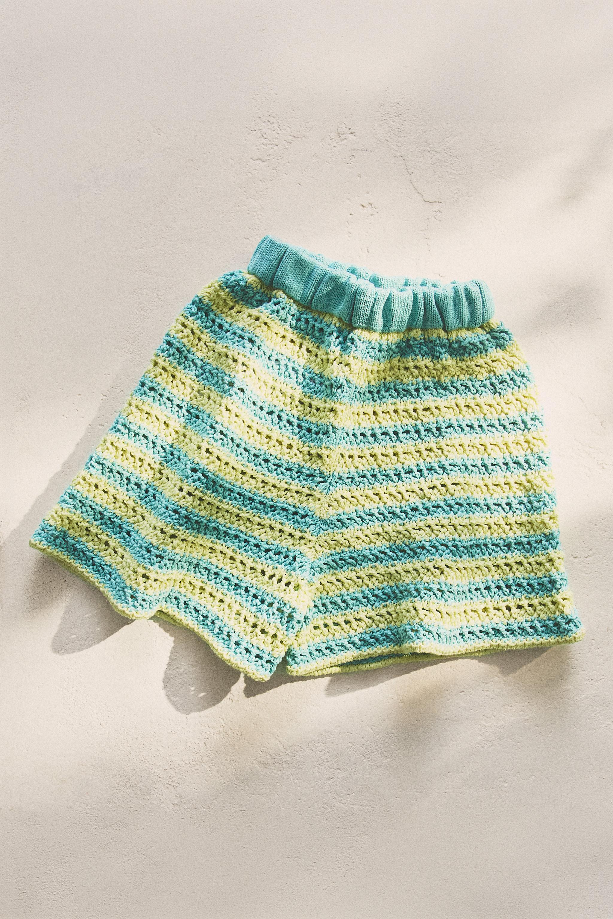 KIDS' CROCHET BEACH SHORTS