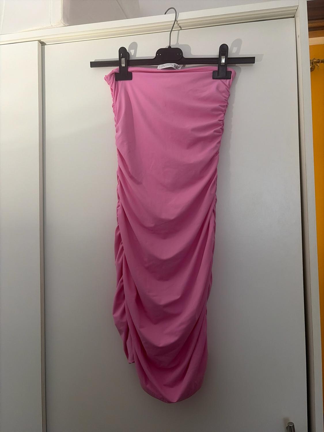 GATHERED POLYAMIDE DRESS - Image 3