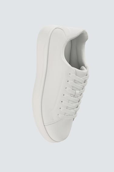 MONOCHROME CHUNKY TRAINERS - White by Zara - Image 3