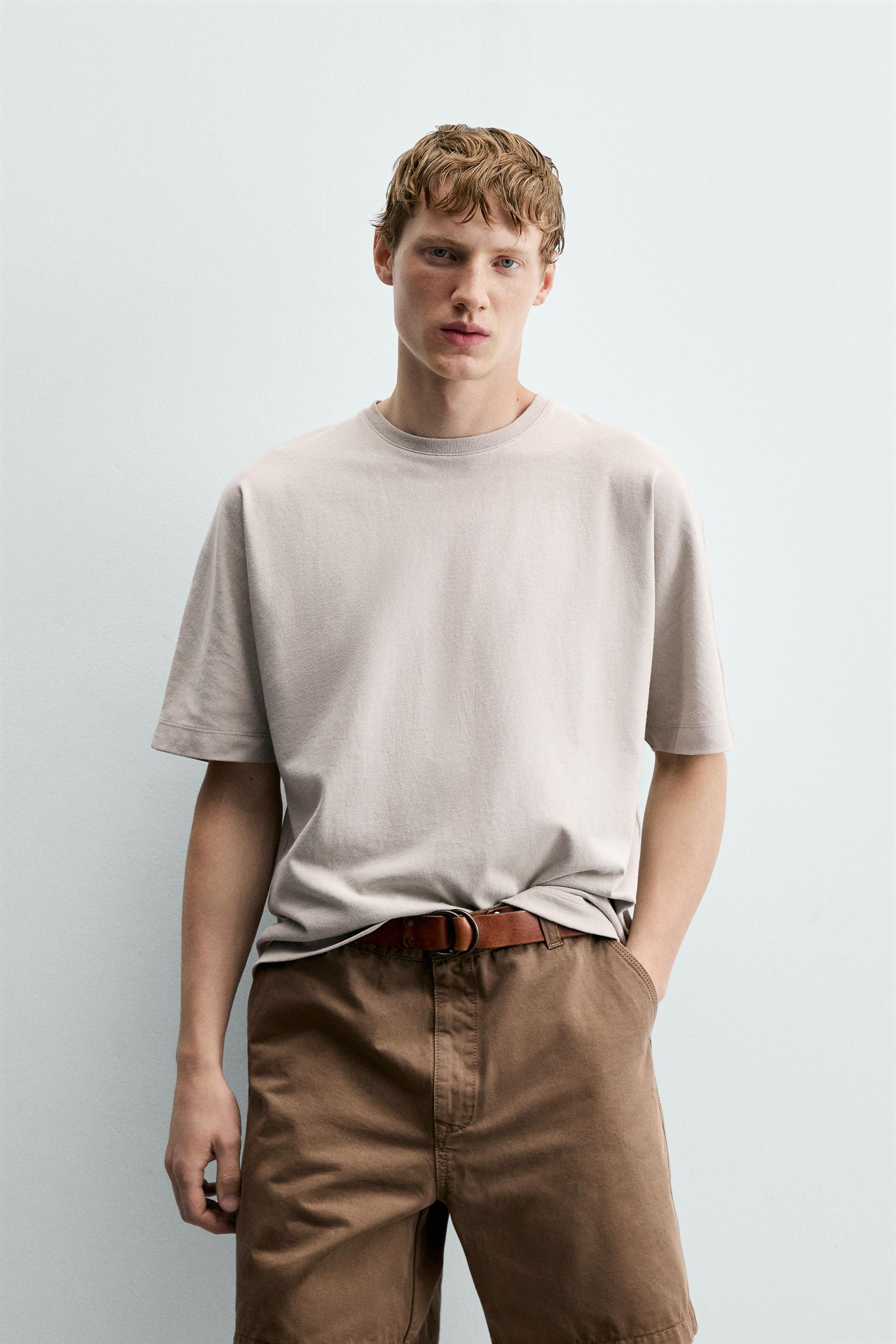 HEAVYWEIGHT BOXY FIT T-SHIRT — Stone