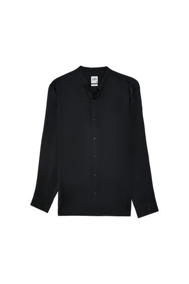 STAND-UP COLLAR SHIRT
