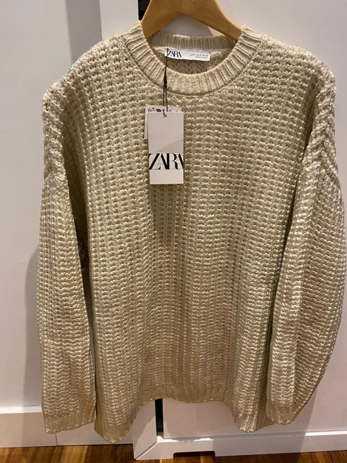 OVERSIZE FOIL KNIT SWEATER - Image 8