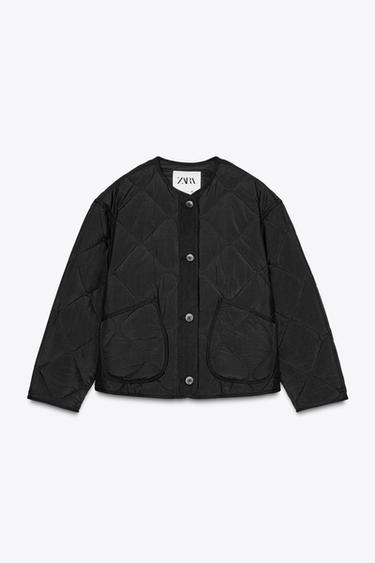 BLOUSON REMBOURRÉ IMPERMÉABLE - Noir de Zara - Image 4