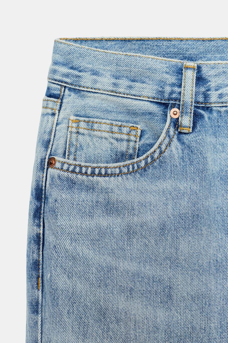 Jeans holgados de tiro medio de la colección ZW 8