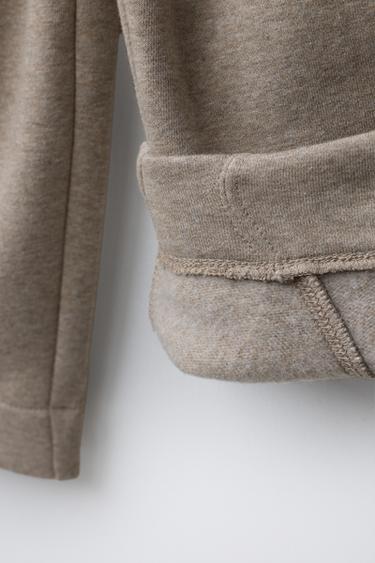 PANTALON JOGGING BARREL - Sable / Chiné de Zara - Image 3