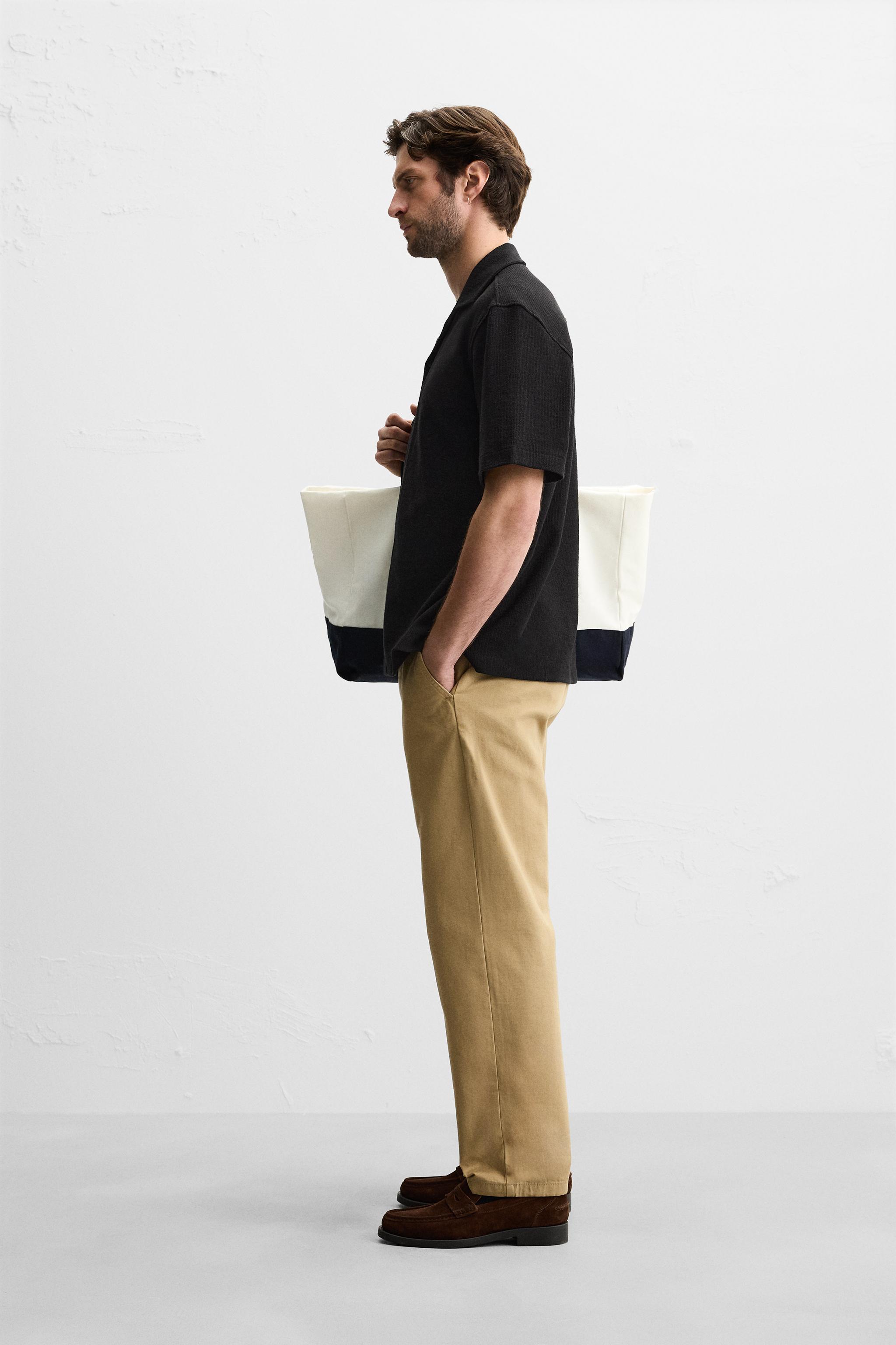 テクスチャー素材ジャカードシャツ - ブラック | ZARA Japan / 日本