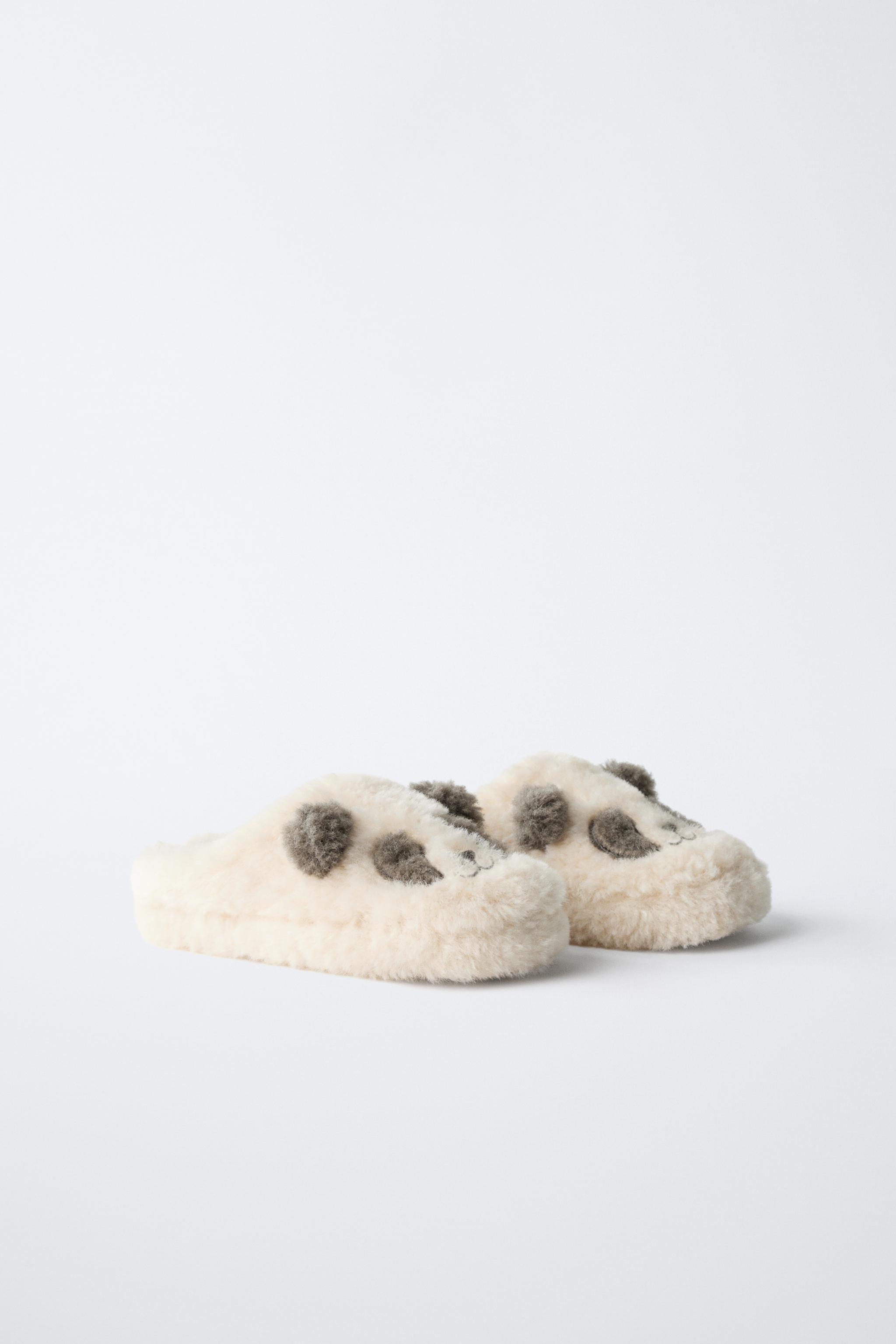 PANDA SLIPPERS — White