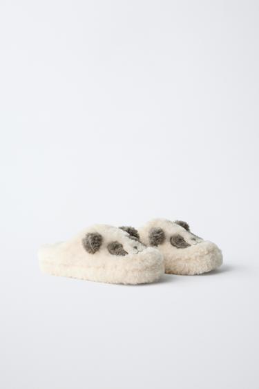 PANDA SLIPPERS — White 2