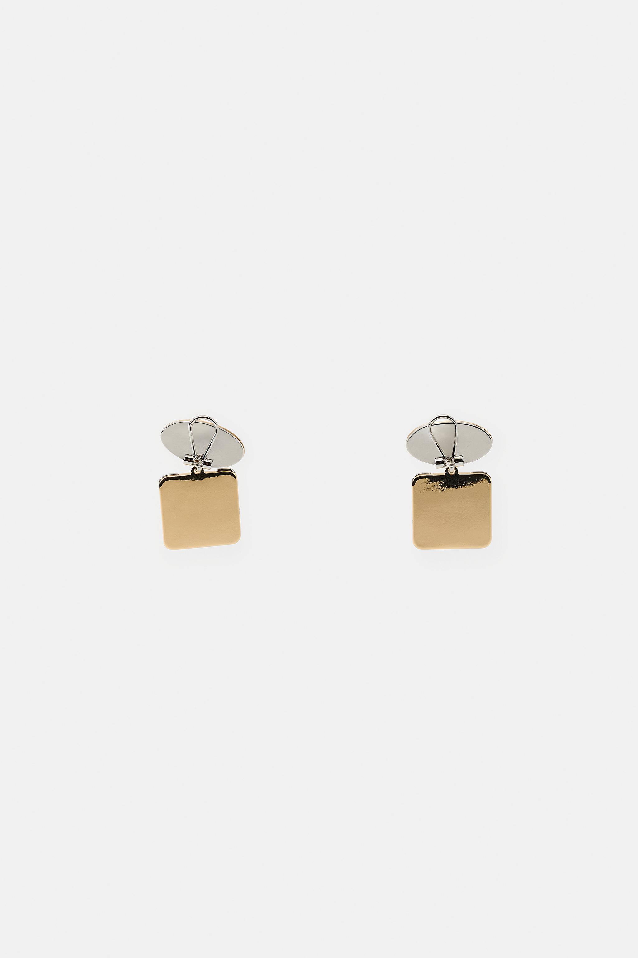 COMBINED METALLIC EARRINGS