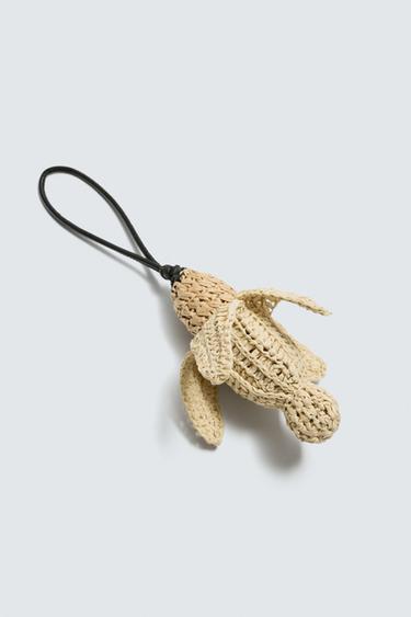 PORTE-CLÉS TRESSÉ - Blanc écru de Zara - Image 1