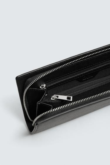 TEXTURED XL CROSSBODY WALLET - Black by Zara - Image 4