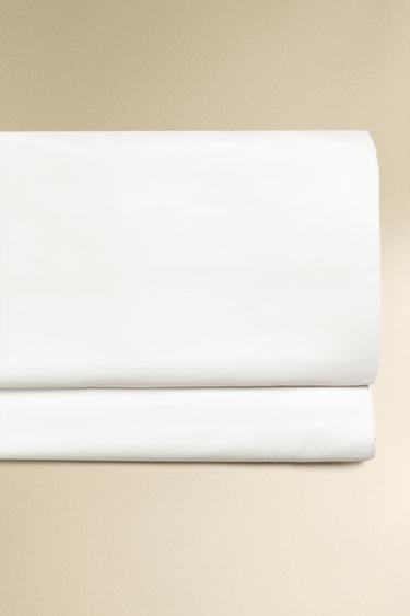 SATEEN FLAT SHEET (1000 THREAD COUNT) - White by Zara