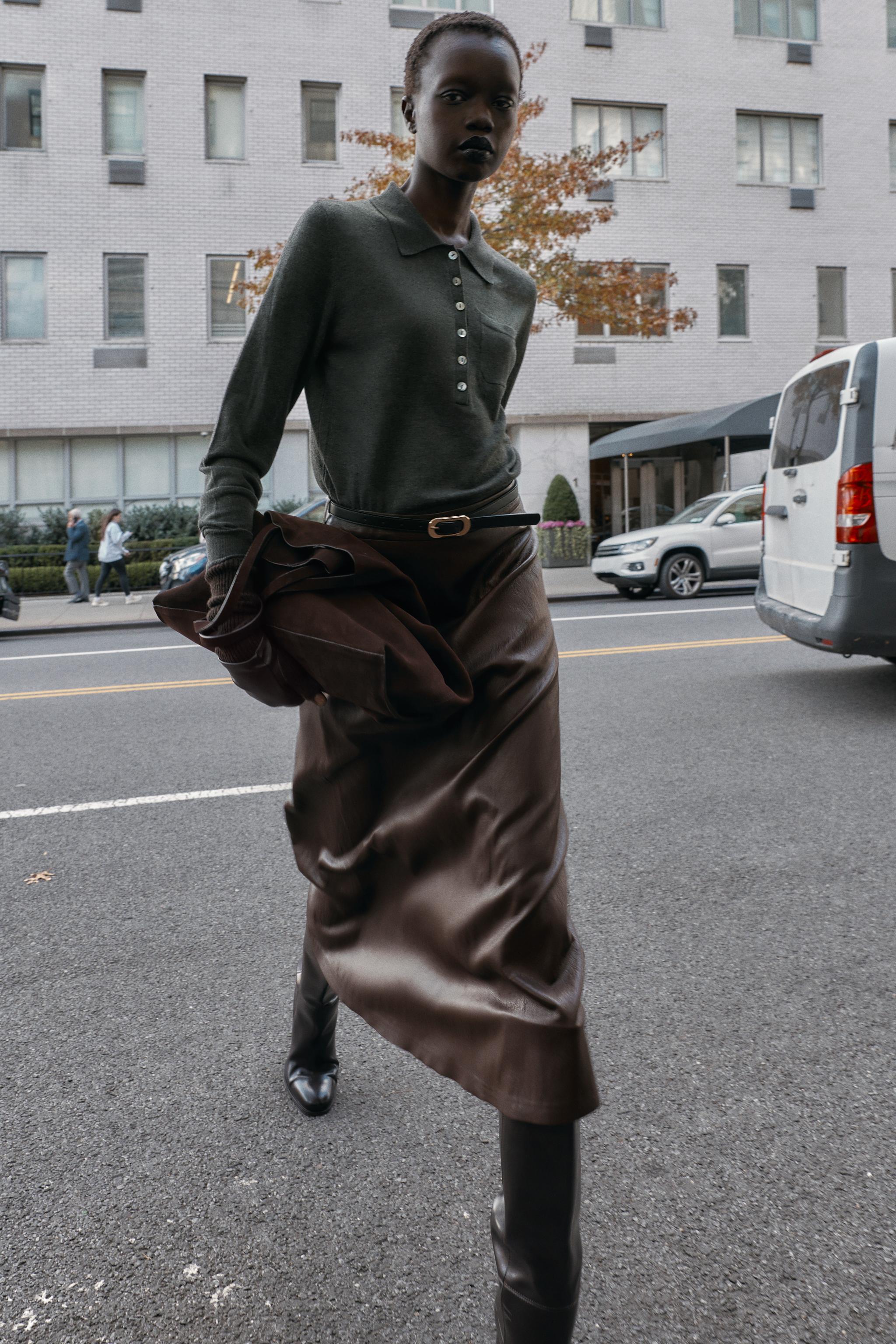 WOOL BLEND POLO SHIRT WITH POCKET