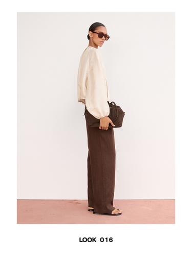 Zara LOOK - Ecru / Khaki - Image 0