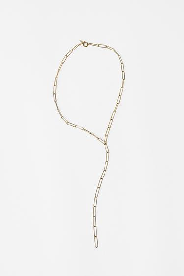Zara WATERPROOF LINK NECKLACE - Golden