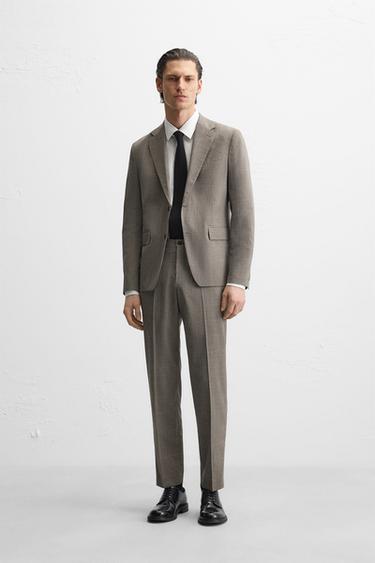 Zara PLAID SUIT - Blue