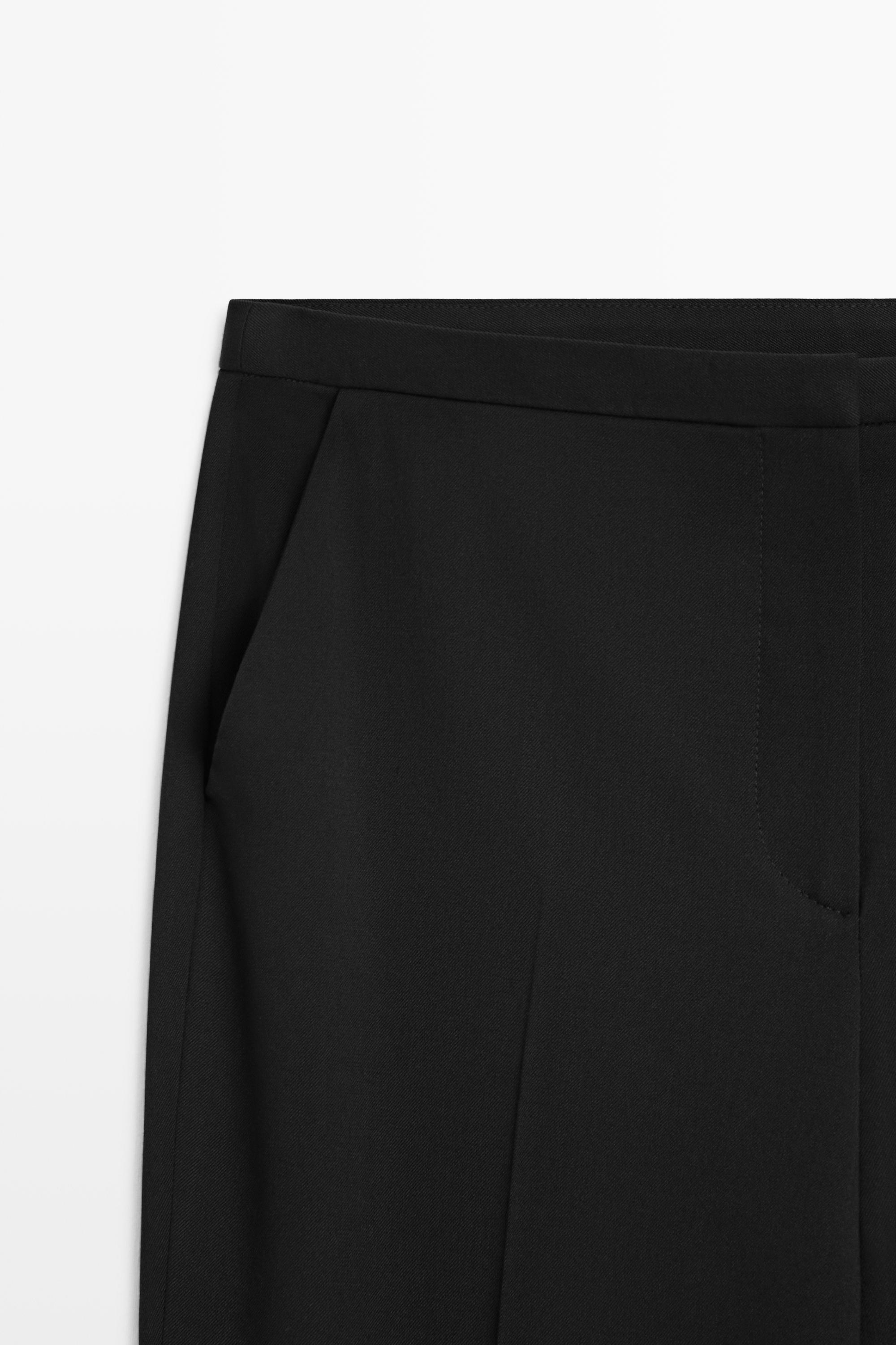 100% wool suit pants