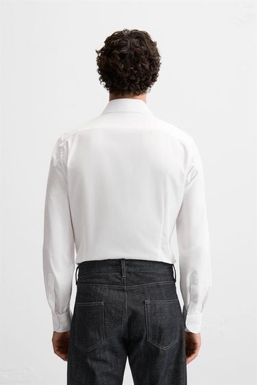 TEXTURED SHIRT - White by Zara - Image 2