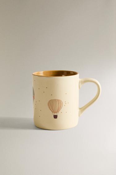 CHILDREN'S CERAMIC BALLOON MUG - Multicoloured by Zara