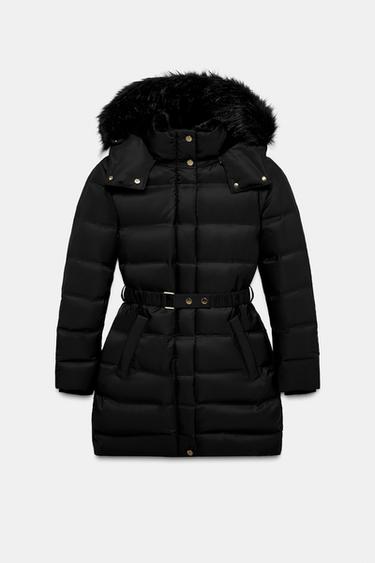 レディースパッド入りロングアウター | ZARA 日本