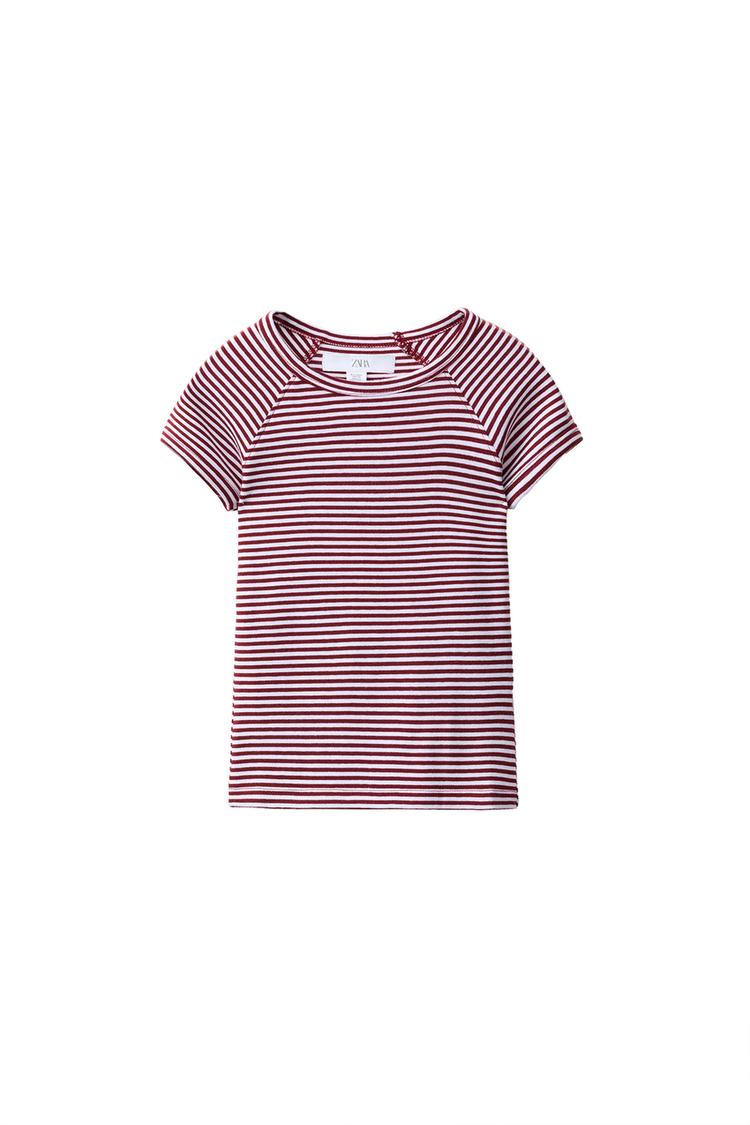 Camiseta rayas con algodon y modal