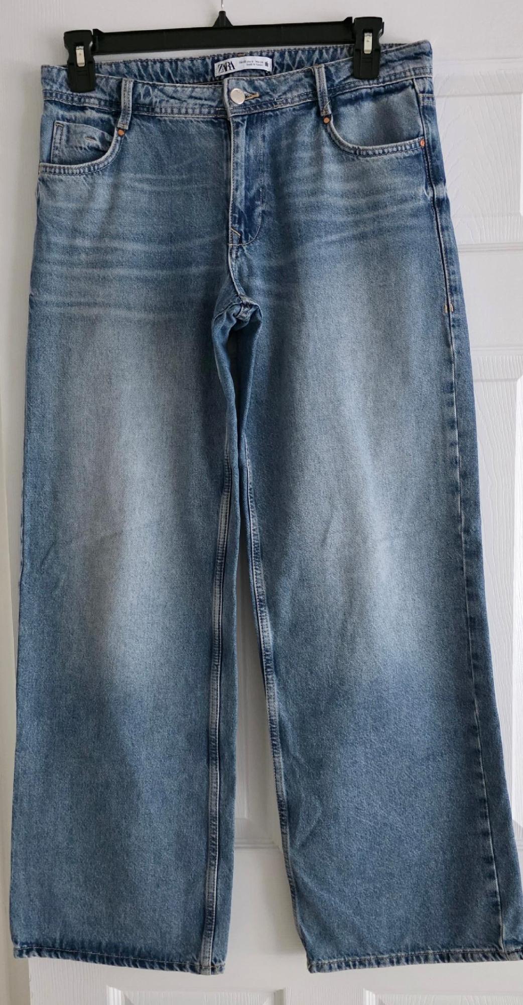 Z1975 HIGH RISE WIDE LEG LONG LENGTH JEANS
