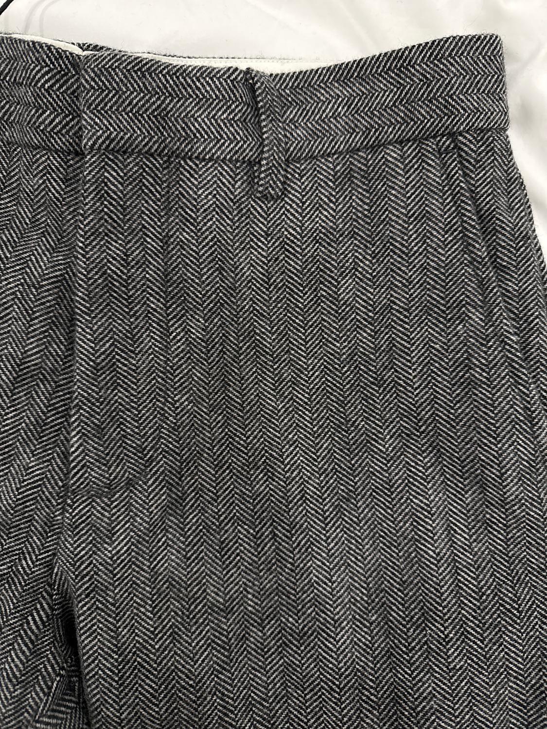 PANTALÓN TRAJE ESTRUCTURA ESPIGA CON LANA - Image 3