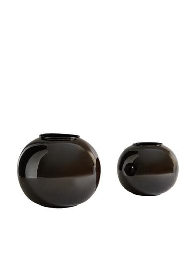 VASE SPHÈRE GLOSS - Marron de Zara