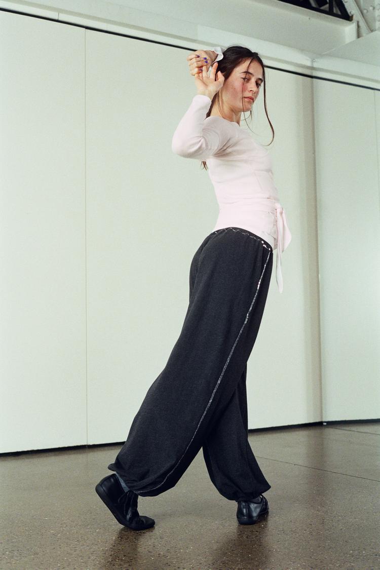 SEQUIN SAROUEL TROUSERS