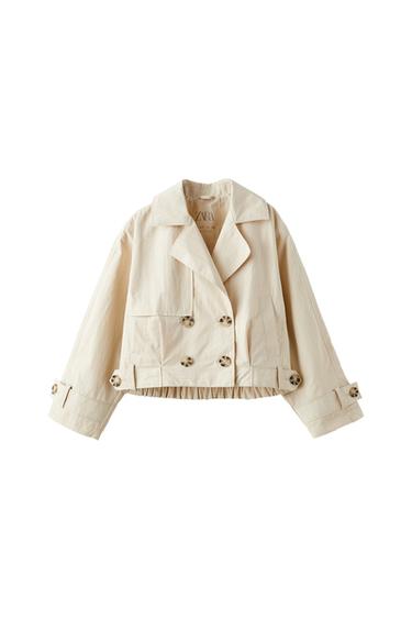 SHORT TRENCH COAT