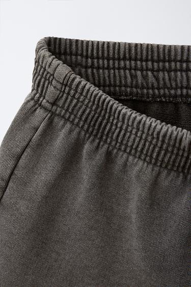 BERMUDA IMPRIMÉ PALMIERS - Gris anthracite de Zara - Image 2