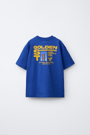 T-SHIRT IMPRIMÉ NBA - GOLDEN STATE WARRIORS - Bleu roi de Zara - Image 1