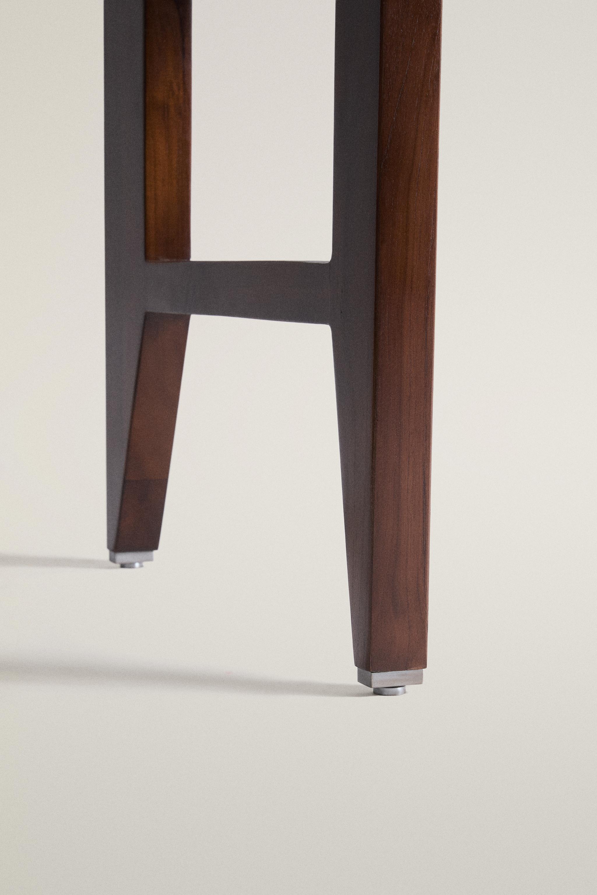 TEAK WOOD GLOSS DESK