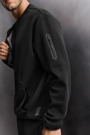 SWEAT TECHNIQUE RAS DU COU - Noir de Zara - Image 5